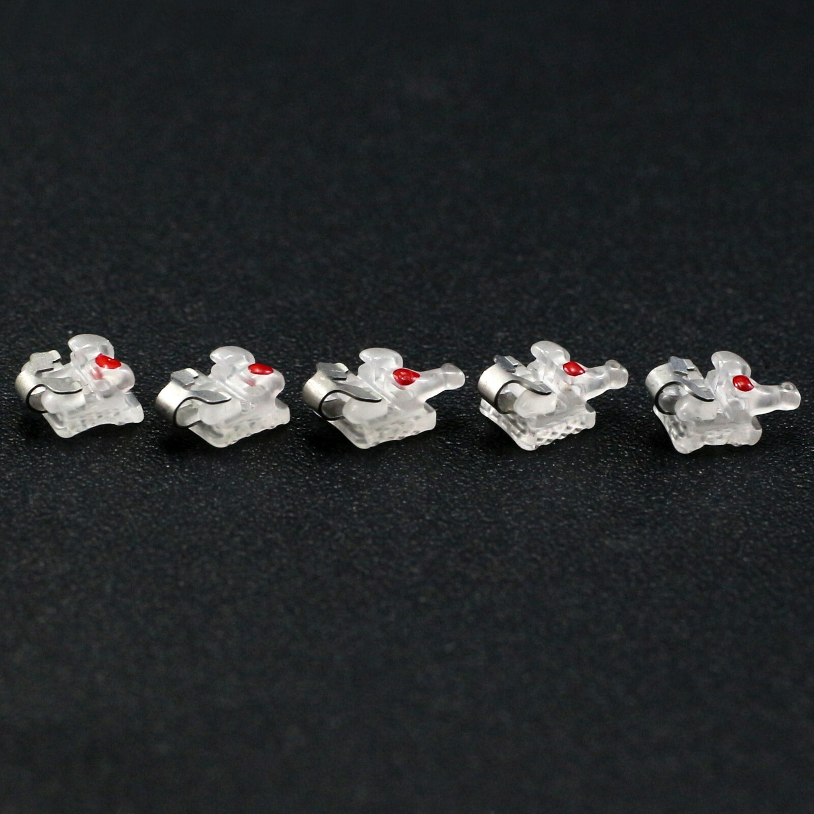 Orthodontic Self Ligating Ceramic Bracket Aesthetic AO Empower Clear Style Roth
