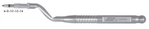 Osung BOVX-38F Dental CONVEX OSTEOTOME 3.8mm BOVX-38F