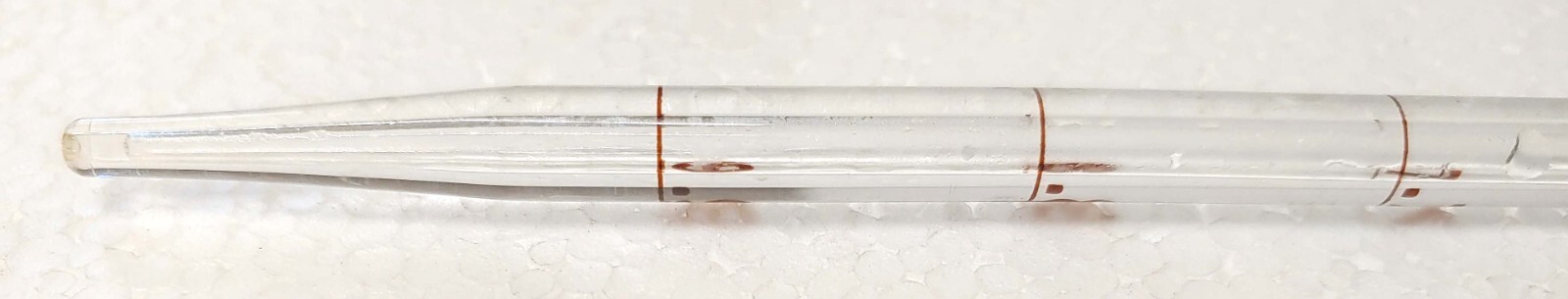Kimax / Fisher 1mL in 1/10 Volumetric Pipette Pipett 37034-A / 13-675 G USA