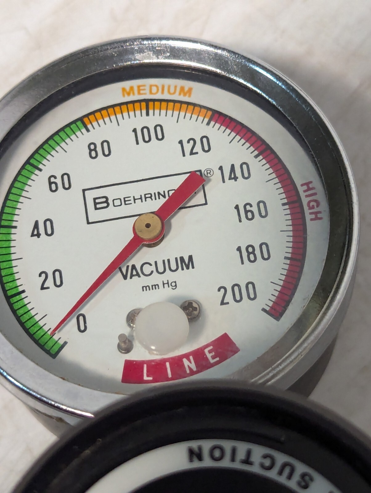 Boehringer 7701 Vacuum Suction Regulator, 0 – 200 mm Hg – Free Shipping