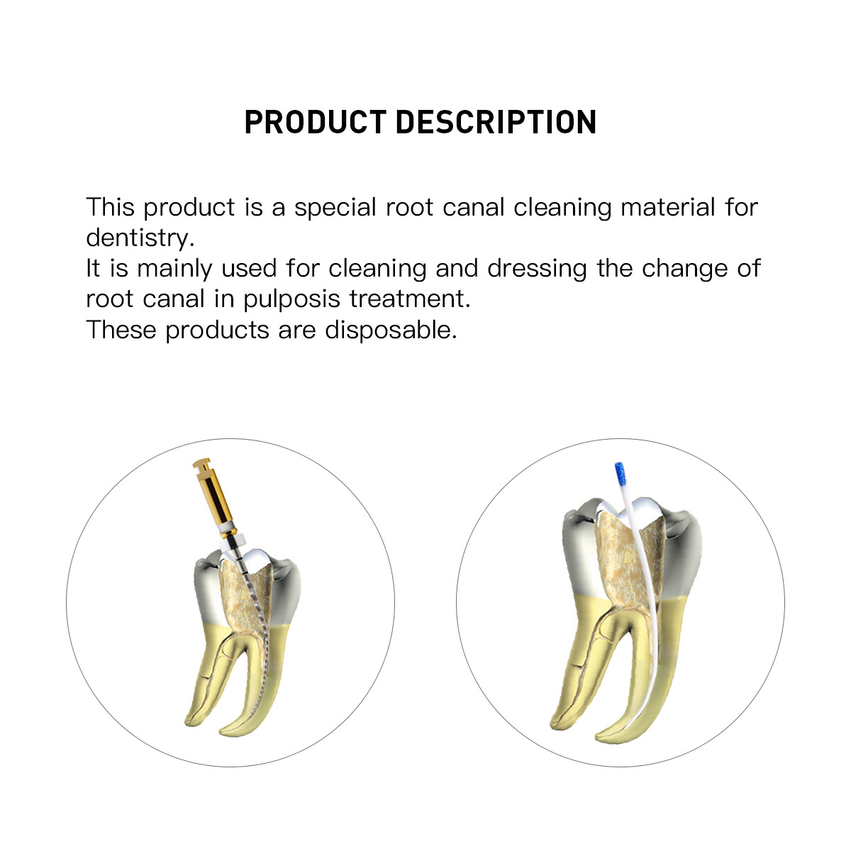 Dental Obturating Absorbent Paper Points 02/04/06 15-40# Endodontic Root Canal