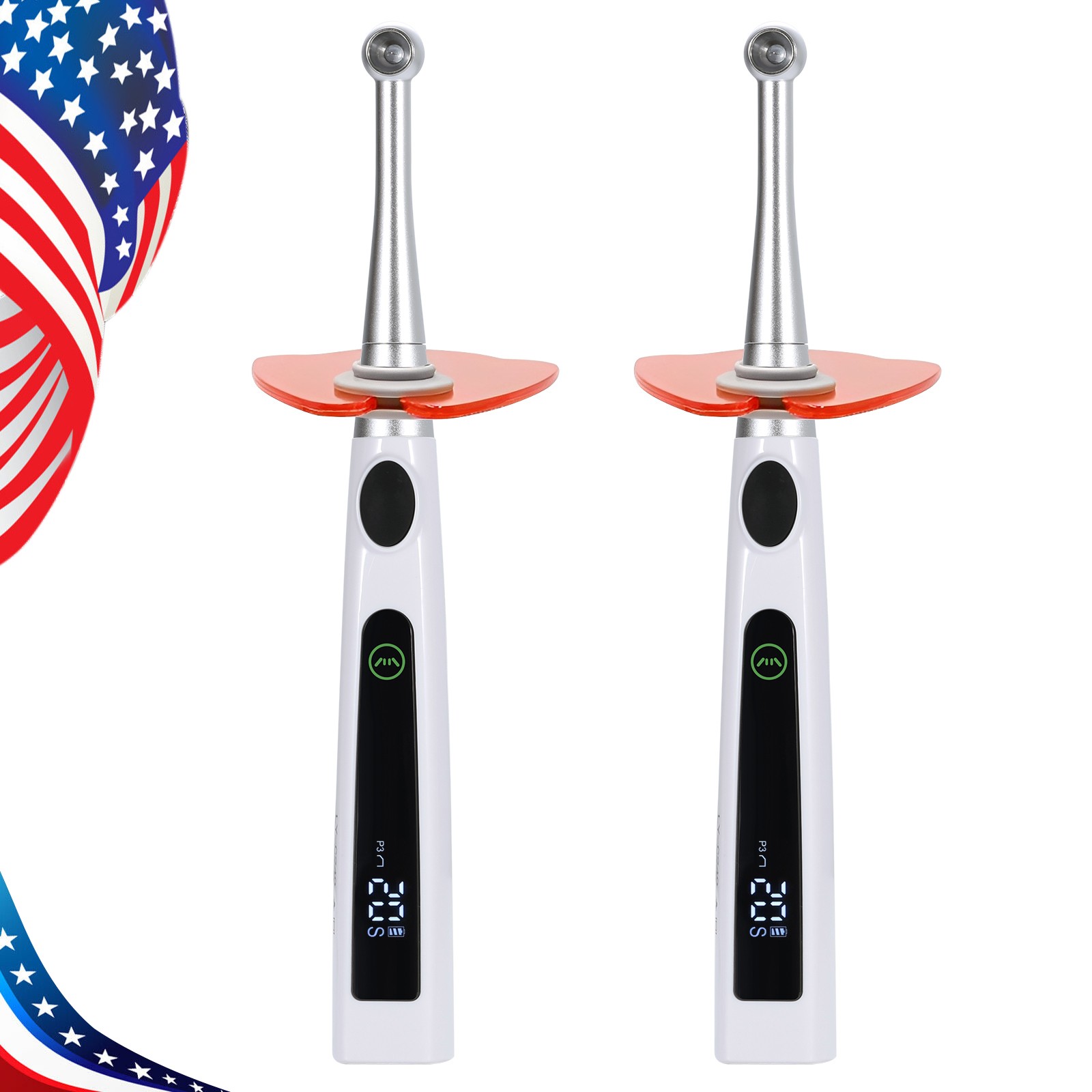 5pcs Dental Wireless LED Cure Curing Light Lamp 2400mw 5W Tool Resin 1 Second