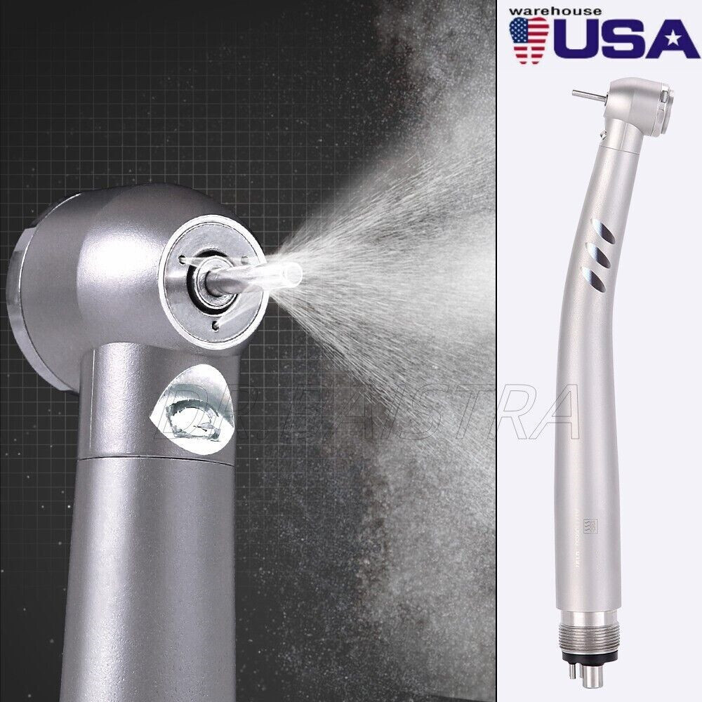 Dental Fiber Optic LED E-generator high speed handpiece Turbine 2Hole/4Hole