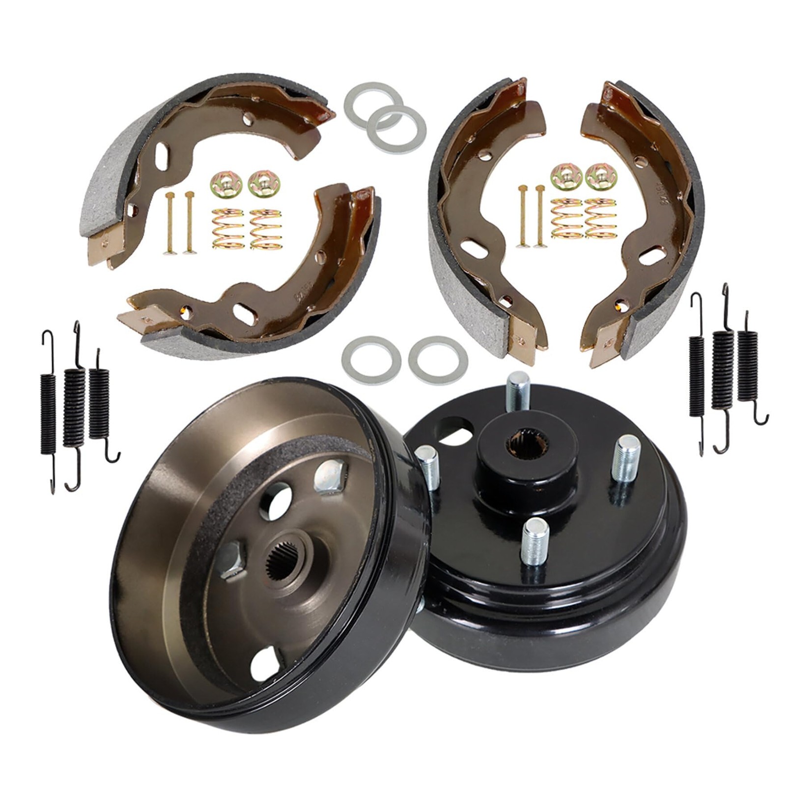 Rear Brake Hub Drum Shoe Kit 17082-G2 Replacement for EZGO TXT Electric 96+