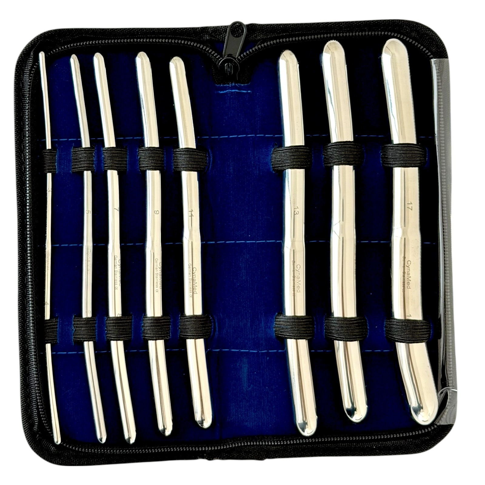 CYNAMED USA PREMIUM 8 HEGAR DILATOR SOUNDS SET 7.5″GYNO SURGICAL INSTRUMENTS