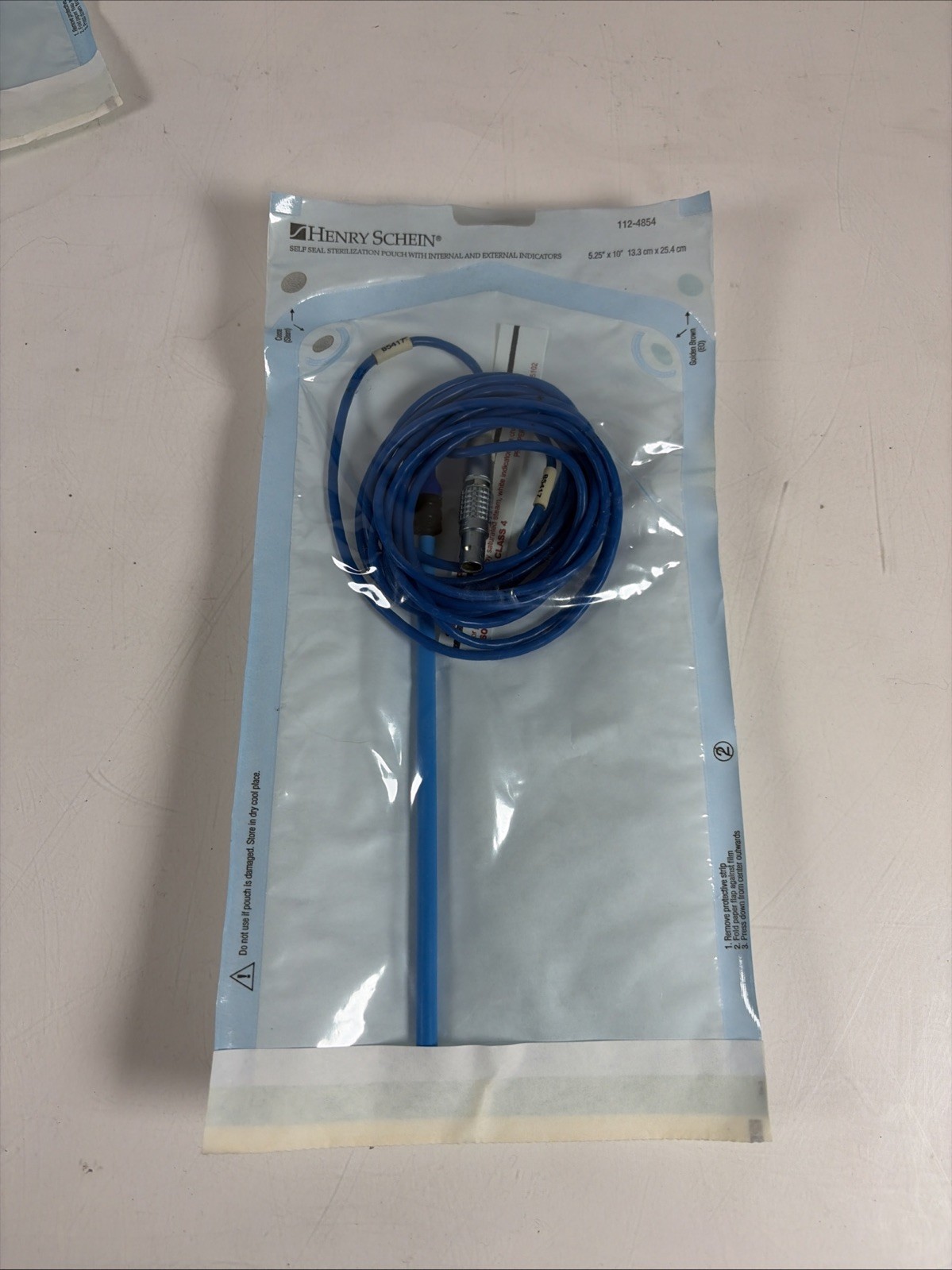 Henry Schein 112-4854 5.25” X 10” Self-Sealing Sterilization Pouch
