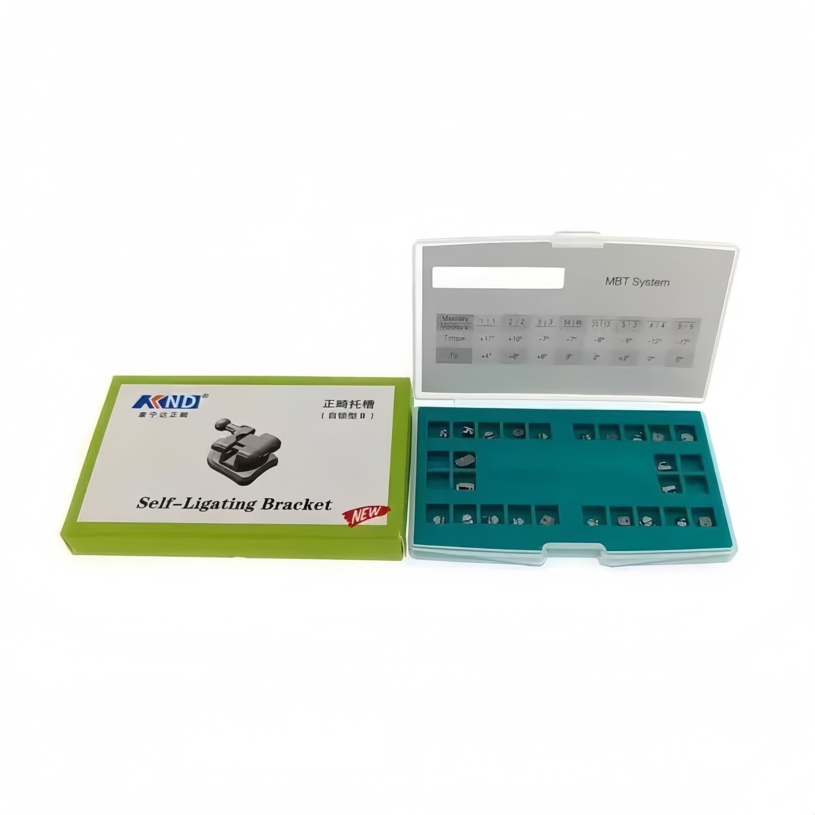 Orthodontic Self-ligating Brackets metal Dental ROTH/MBT 022 Mini Braces 5Pack