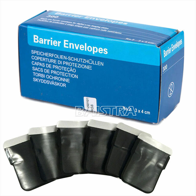 3000PCS Size 2 Dental Digital X-Ray ScanX Barrier Envelopes for Phosphor Plate