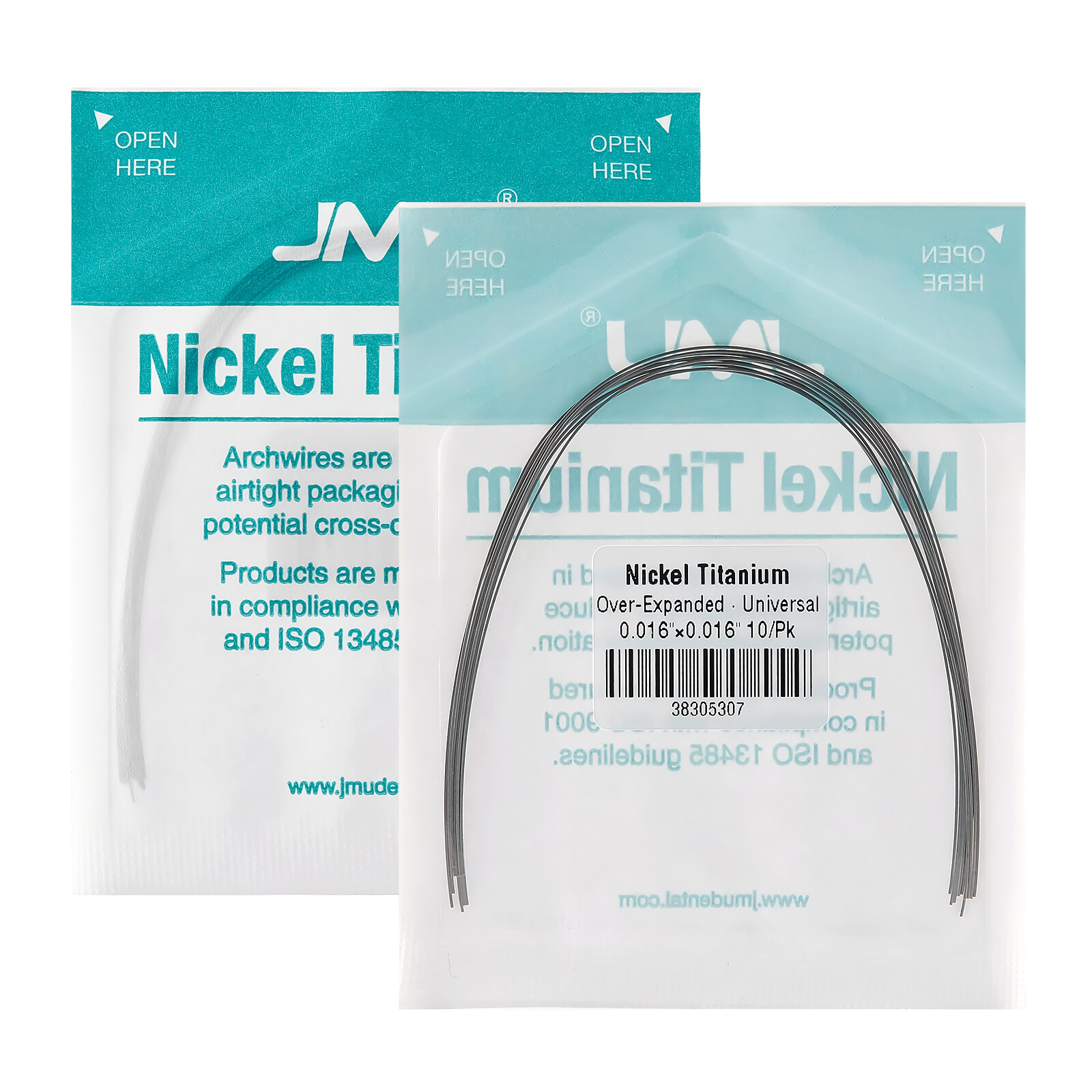 100pcs JMU Dental Orthodontic Arch Wire Niti Super Elastic Over-Expanded Round