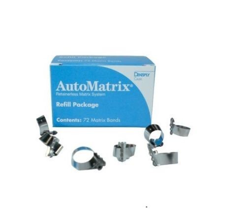Dentsply AUTOMATRIX Retainerless Matrix System 72 Bands Pack # NARROW REGULAR