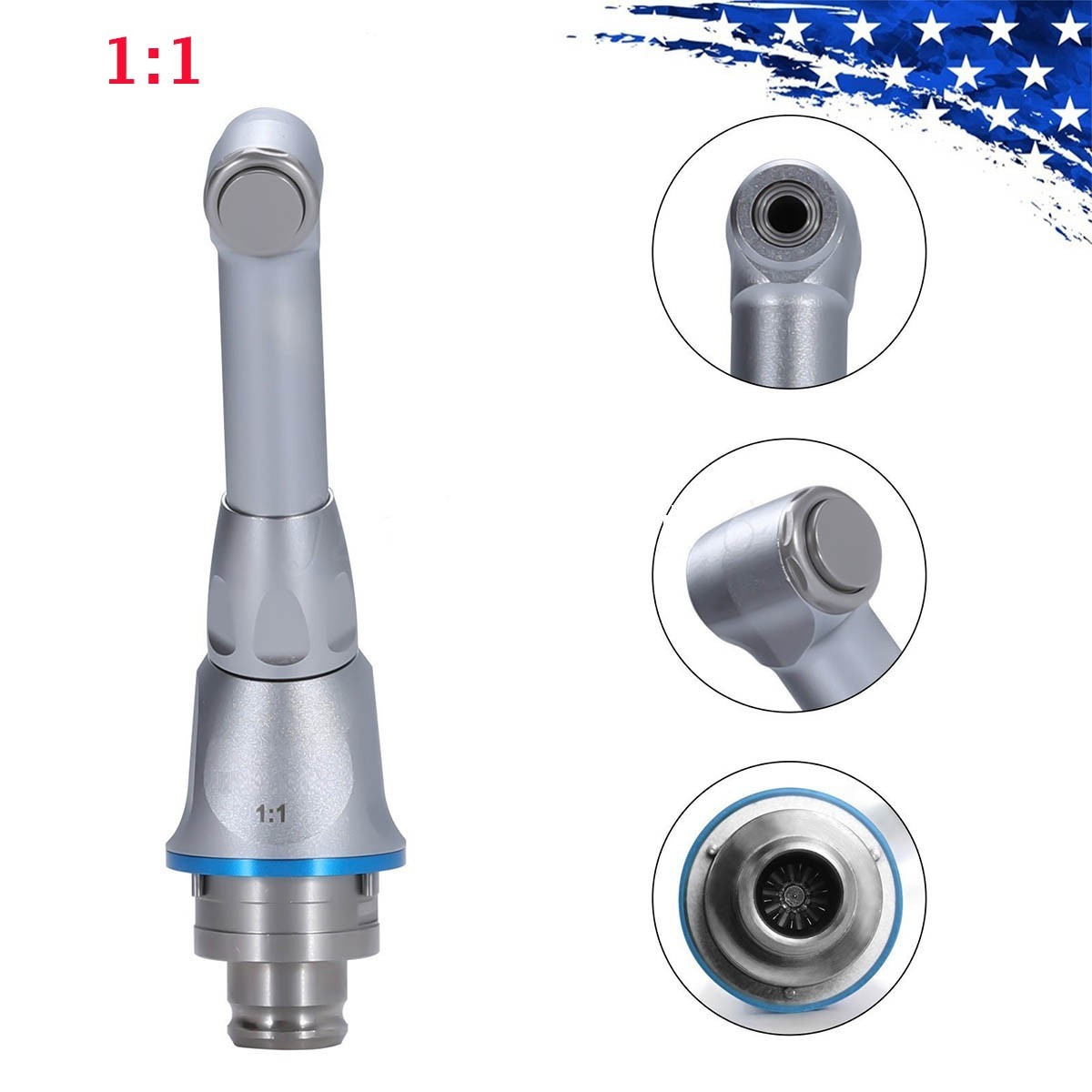 1:1 Dental Reduction Contra Angle Handpiece Head Fit NSK Endo MOTOR
