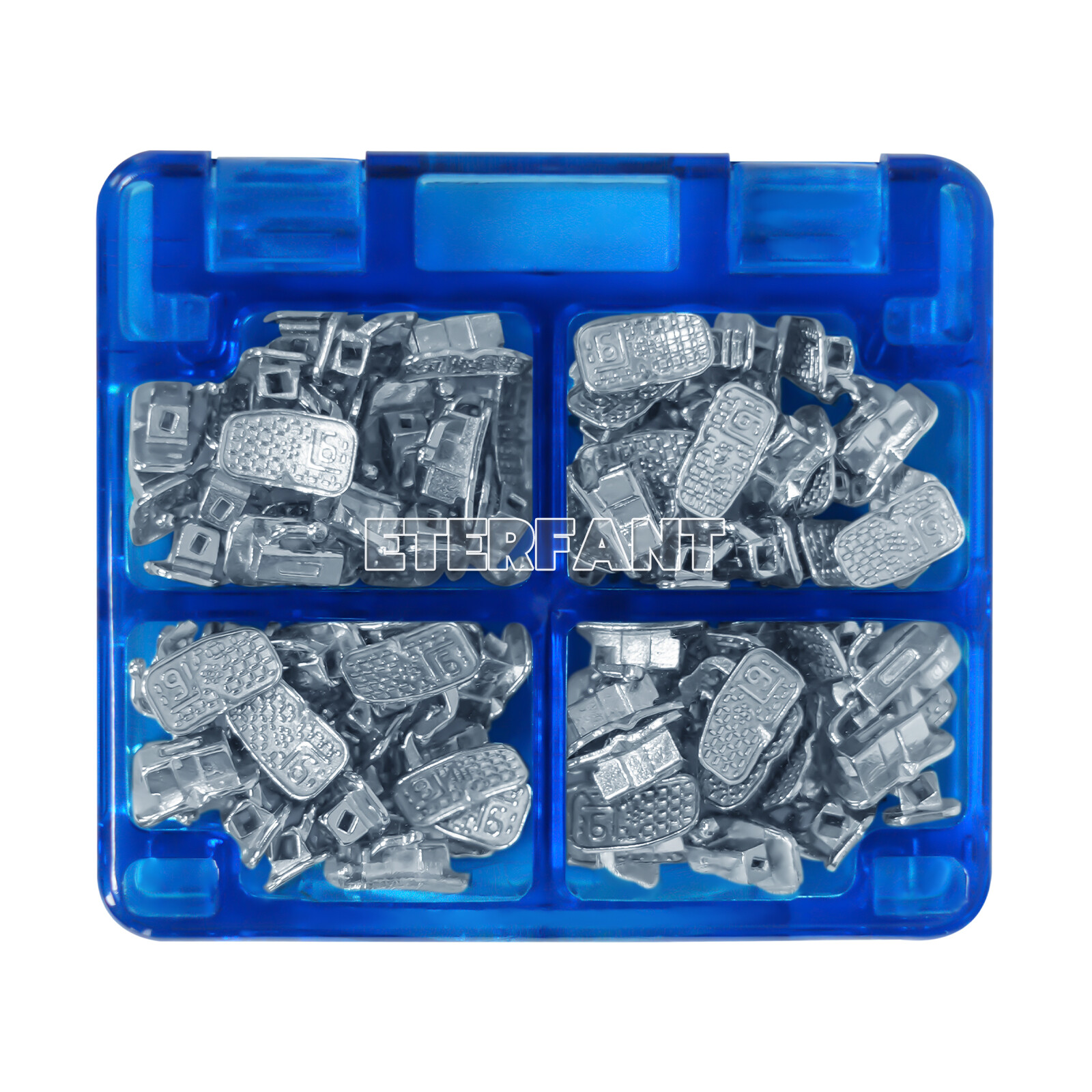 ETERFANT 1040PCs Dental Ortho Elastic Ligature Ties Rubber Bands/Buccal Tubes