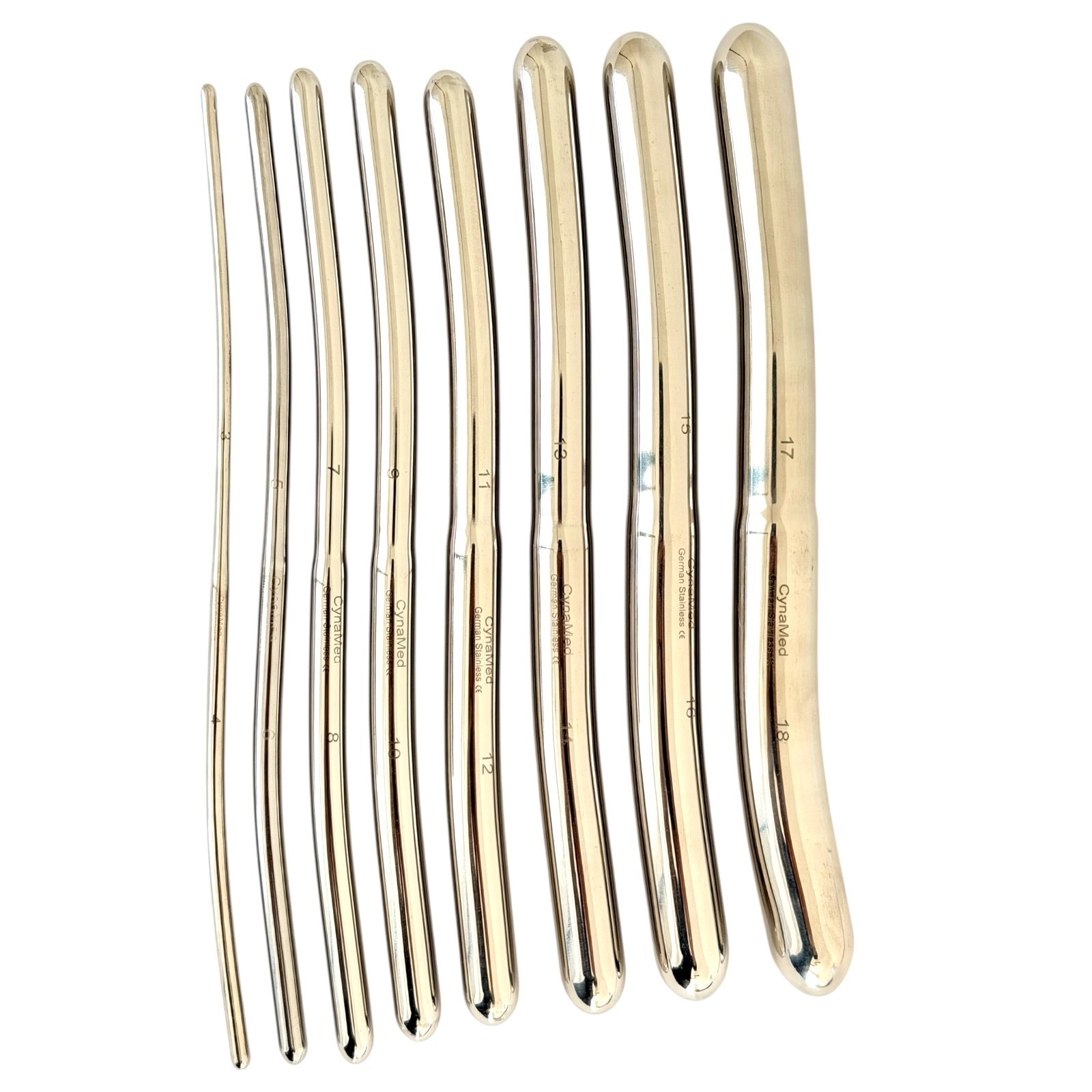 CYNAMED USA PREMIUM 8 HEGAR DILATOR SOUNDS SET 7.5″GYNO SURGICAL INSTRUMENTS