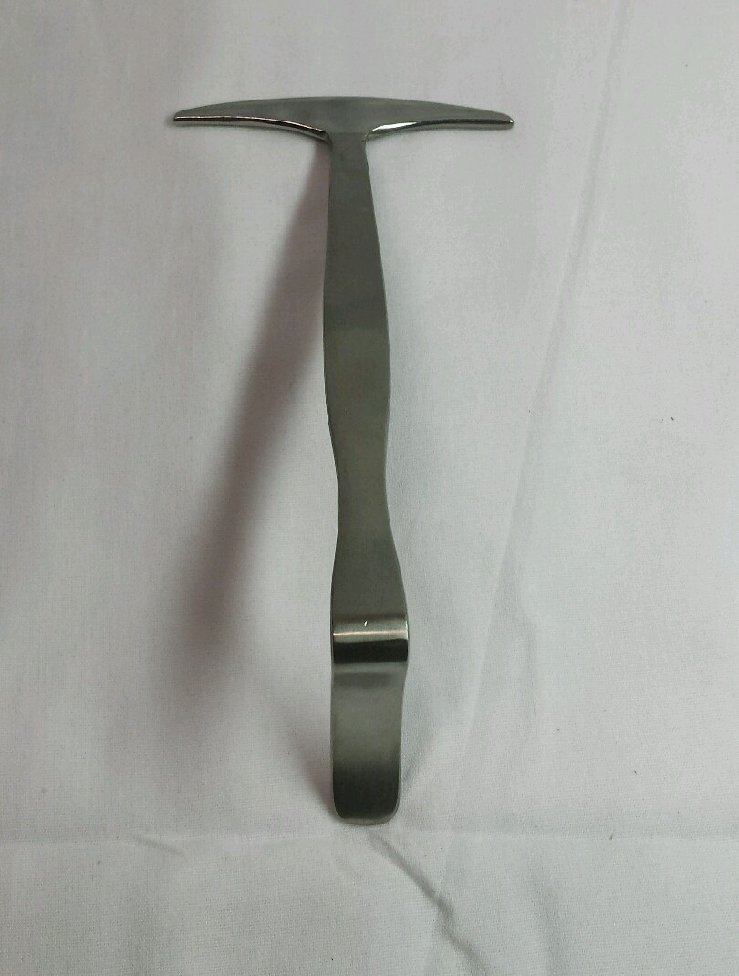 USED GRIESHABER Orthopedic Retractor Smillie Reverse Curve 5.5″L 2.25″x.5″ Blade