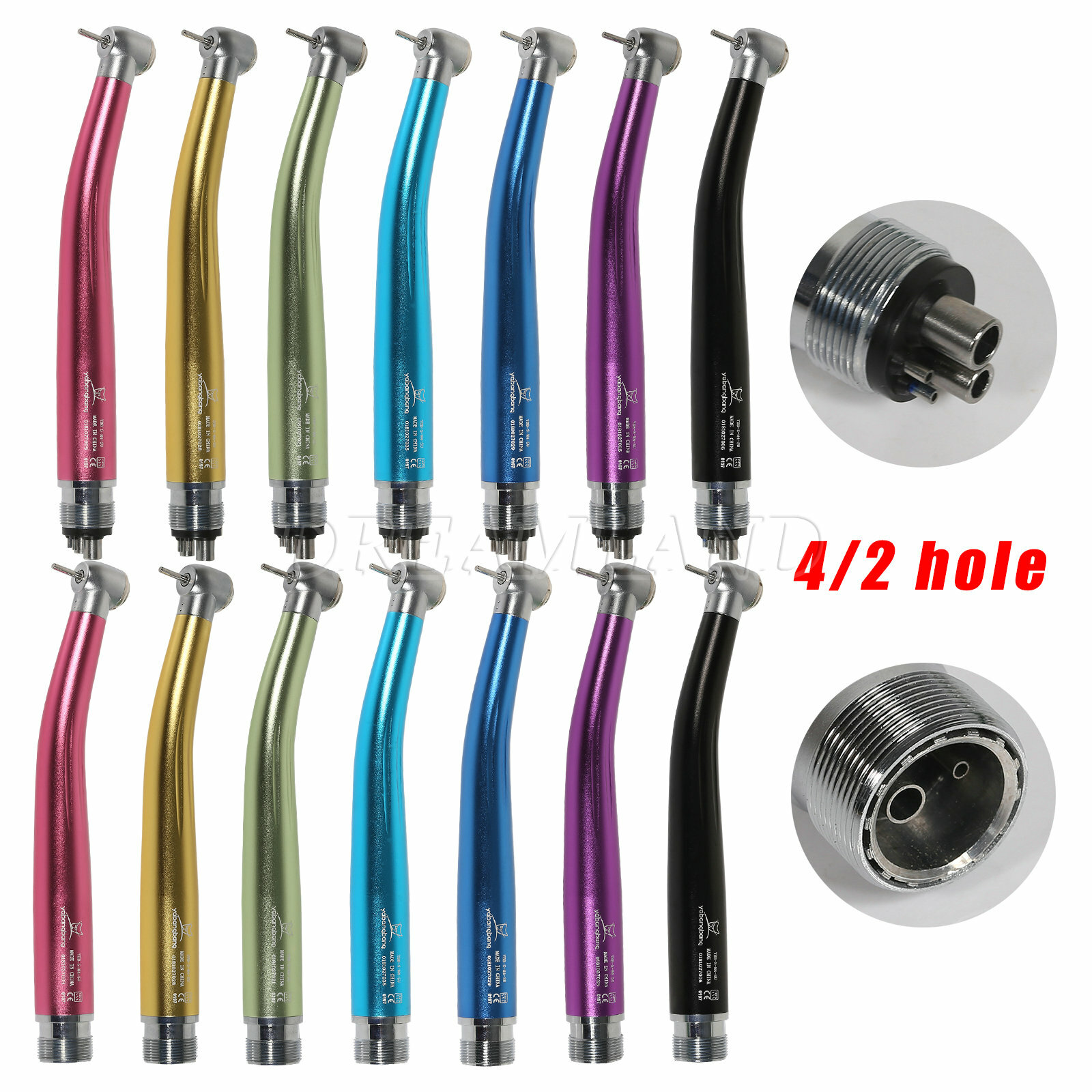 5PCS/100Pcs Dental Diamond Burs for High Speed Handpiece FG1.60mm Polishing Burs