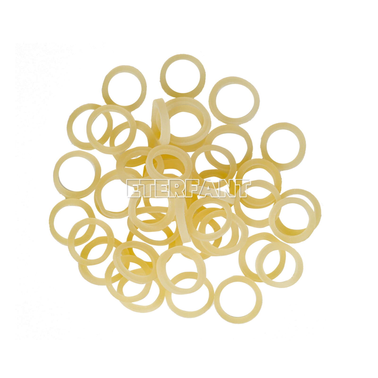 ETERFANT 50 Bag Dental Orthodontic Elastics Rubber Bands Zoo Pack 3.5/5.0/6.5OZ