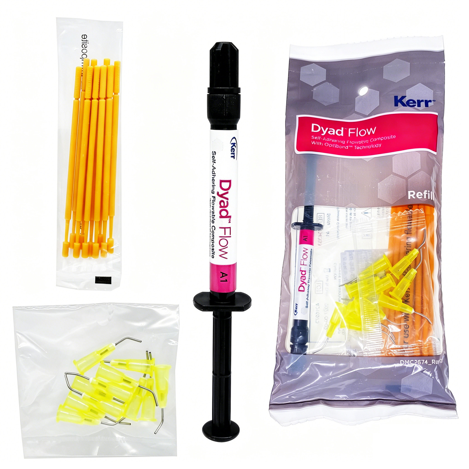 100% Original Dyad Vertise Flow Self-Adhering Flowable Composite A1 A2 A3