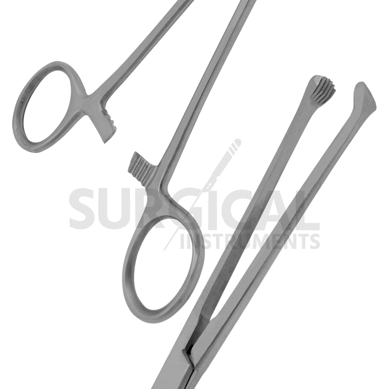 2 Pcs Allis Tissue Forceps 10″ 5 X 6 Teeth Surgical Instruments German Grade