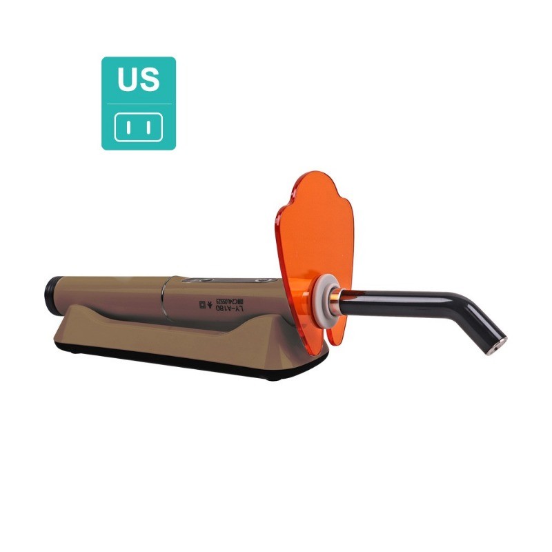 Wireless Dental Light Curing Machine 1s/2mm Resin Curing Light 800-2400mW/cm²