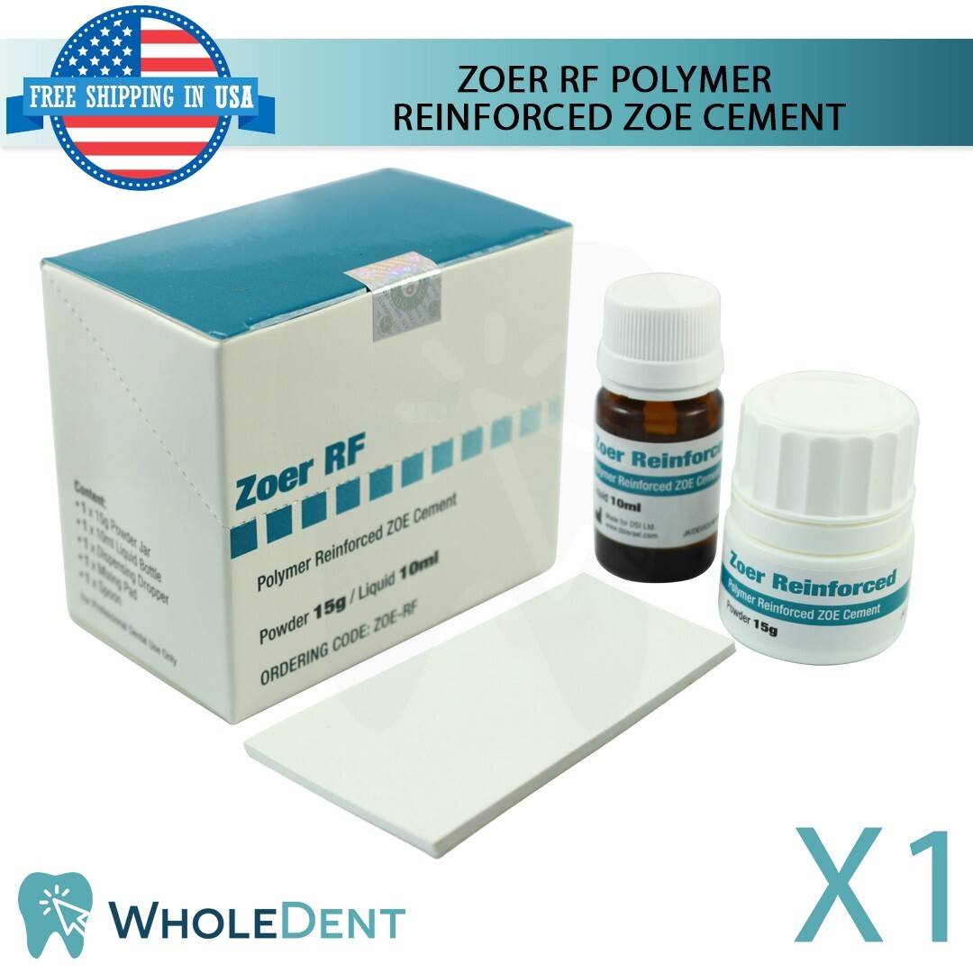 Zoer RF Polymer Reinforced ZOE Cement Restorative Material Dental Cavity Sealing