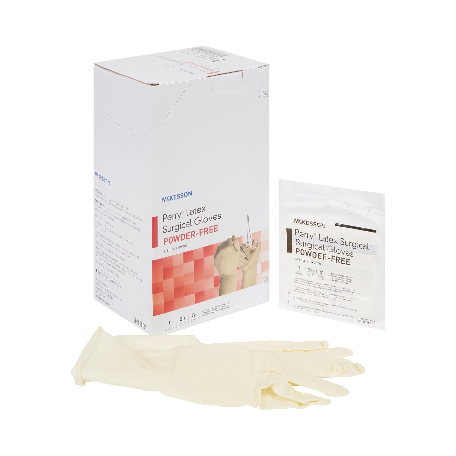 McKesson Latex Surgical Glove – 50 per Box