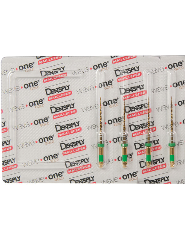 Waveone Gold Wave One Medium Green Endodontic File Root Canal Dentsply 4pk 21mm