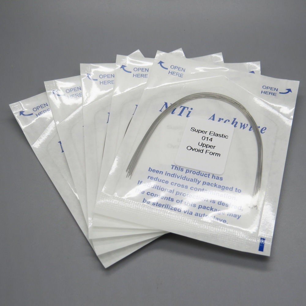 Dental Orthodontic Ligature Ties Elastics Rubber Bands /Round Niti Archwire