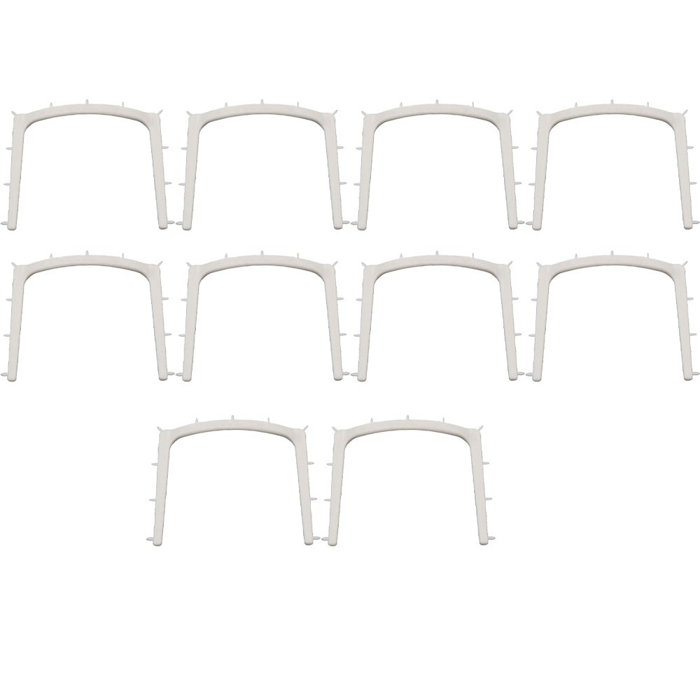 10Pcs Dental Autoclavable Plastic Rubber Dam Frame Holder U Shape Instrument NEW