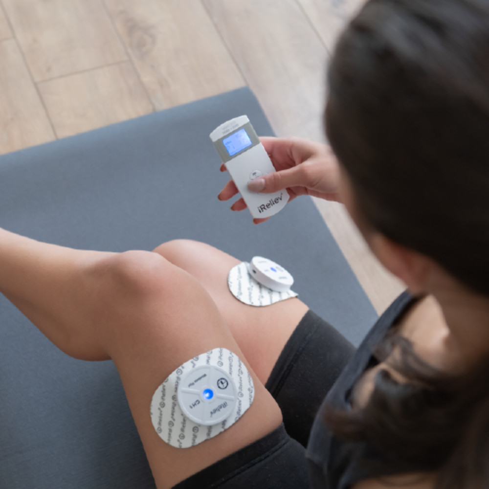iReliev Wireless TENS Unit + EMS for Pain Relief & Arthritis & Muscle Strength