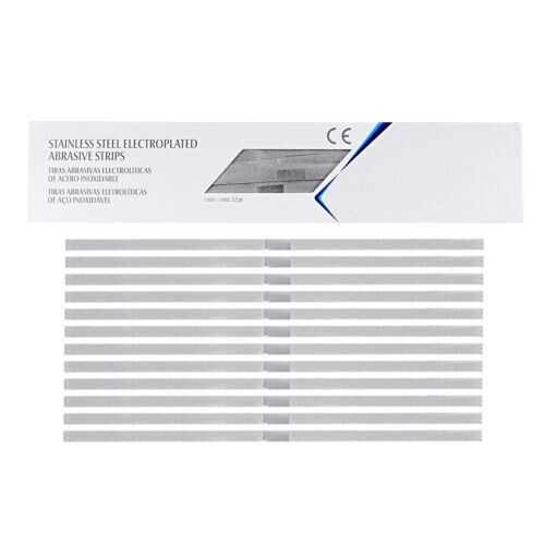 12Pc Stainless Steel Metal Dental Polishing Strips – Multiple Sizes & Quantities