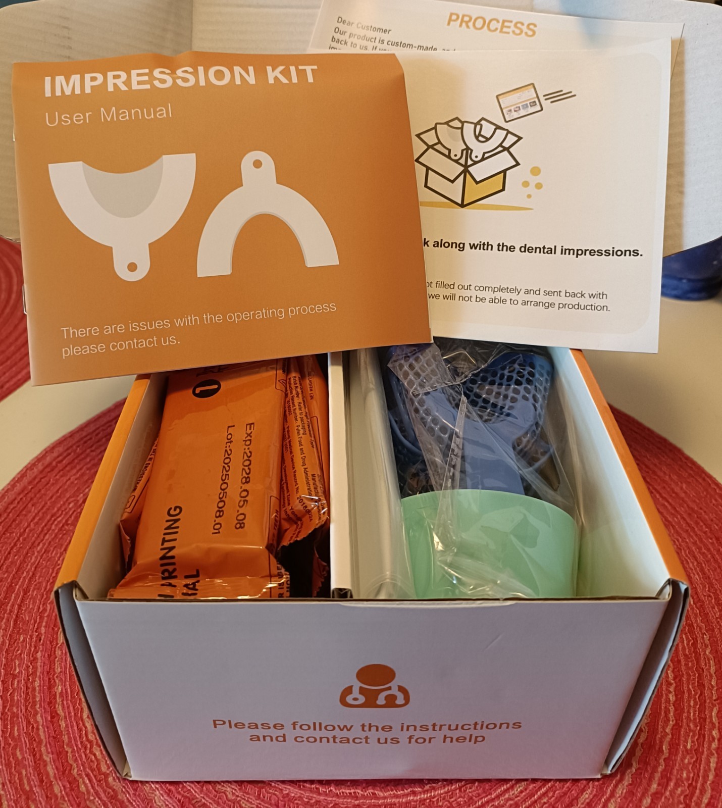 Dental Impression Kit 10 PCS Easy Home Teeth Mold for Aligners
