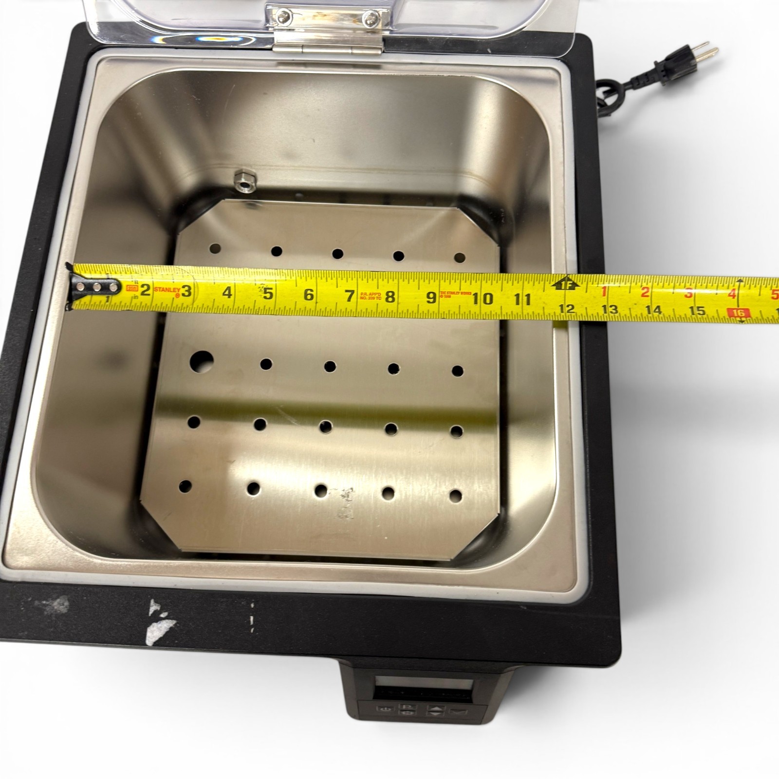 VWR PolyScience WBE10 General Purpose Digital Water Bath 10L 120V w/Lid, Drain