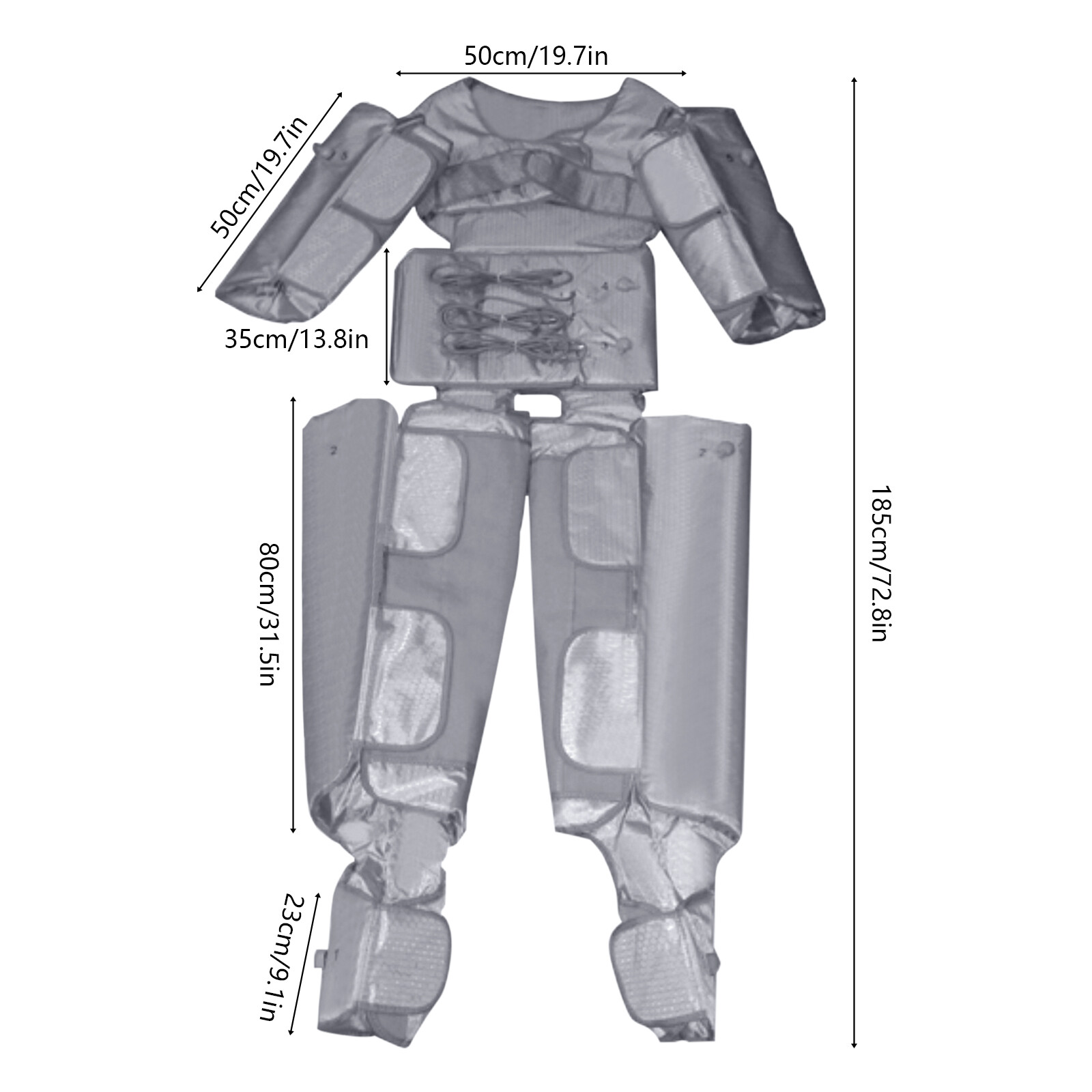 Air Pressure Suit Far Infrared Lymph Drainage Slim Pressotherapy Machine NEW US