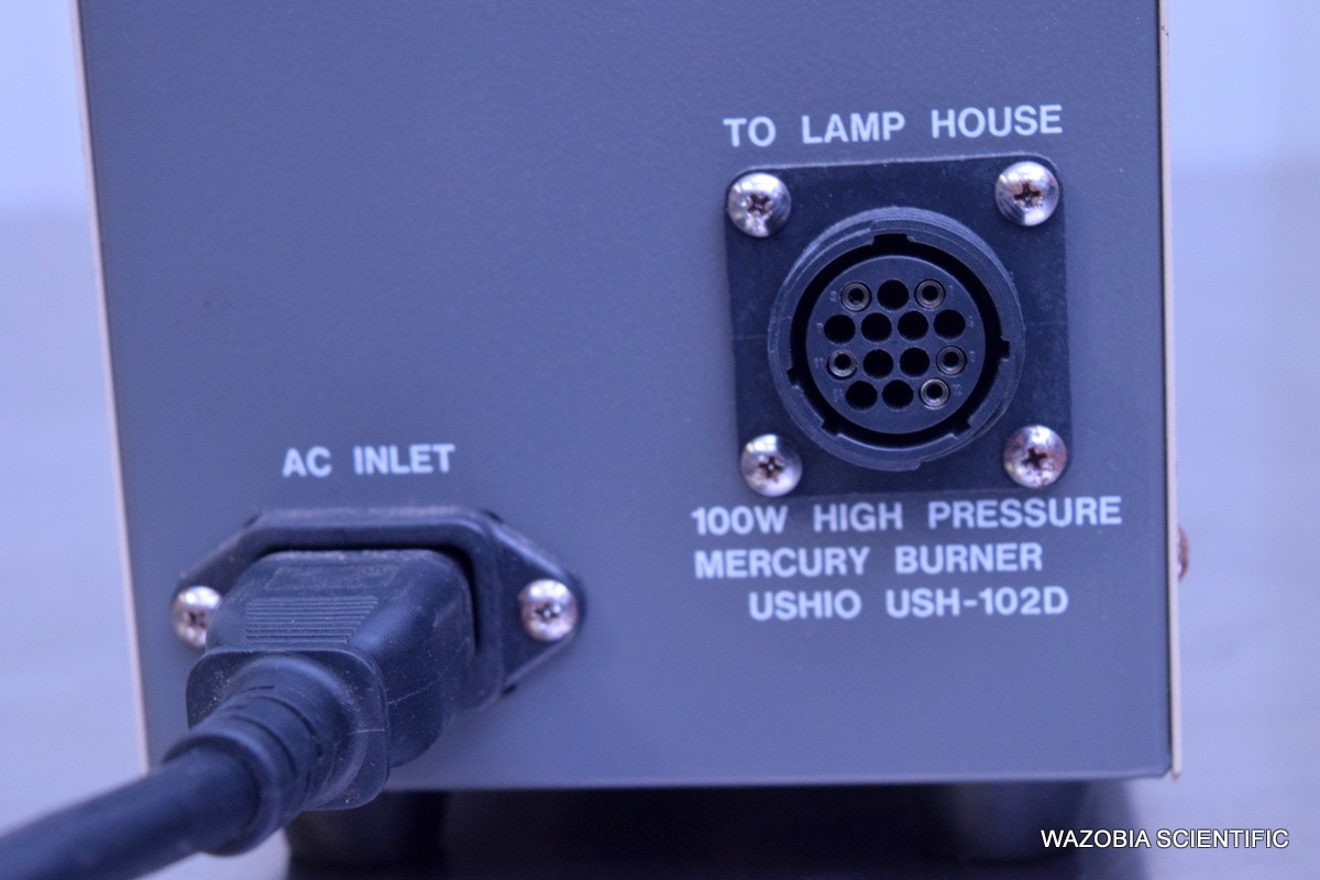 OLYMPUS MICROSCOPE BH2-RFL-T3 POWER SUPPLY FOR 100W HIGH PRESSURE MERCURY BURNER
