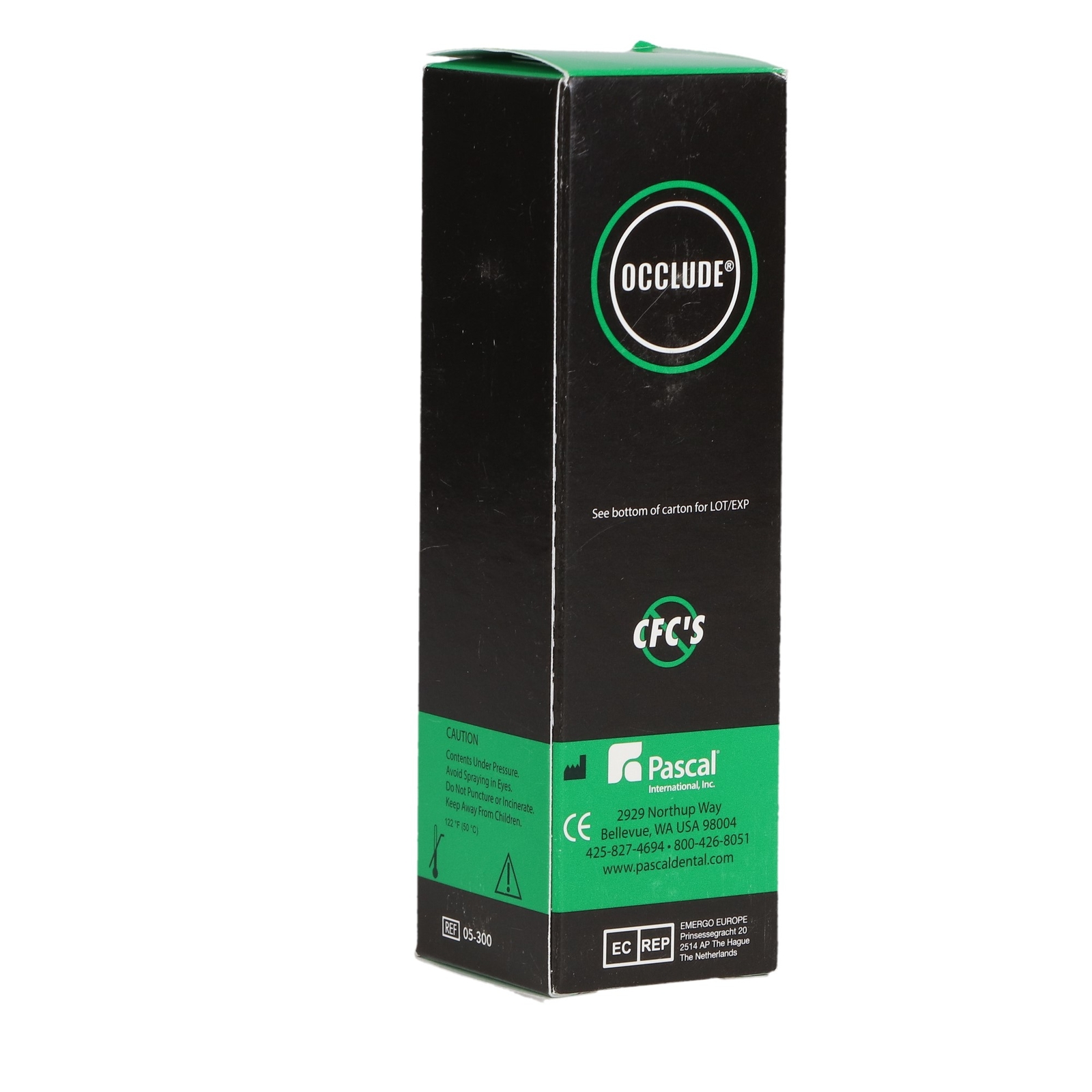 Pascal 05-300 Occlude Aerosol Indicator Dental Spray Can 23 Gm Green