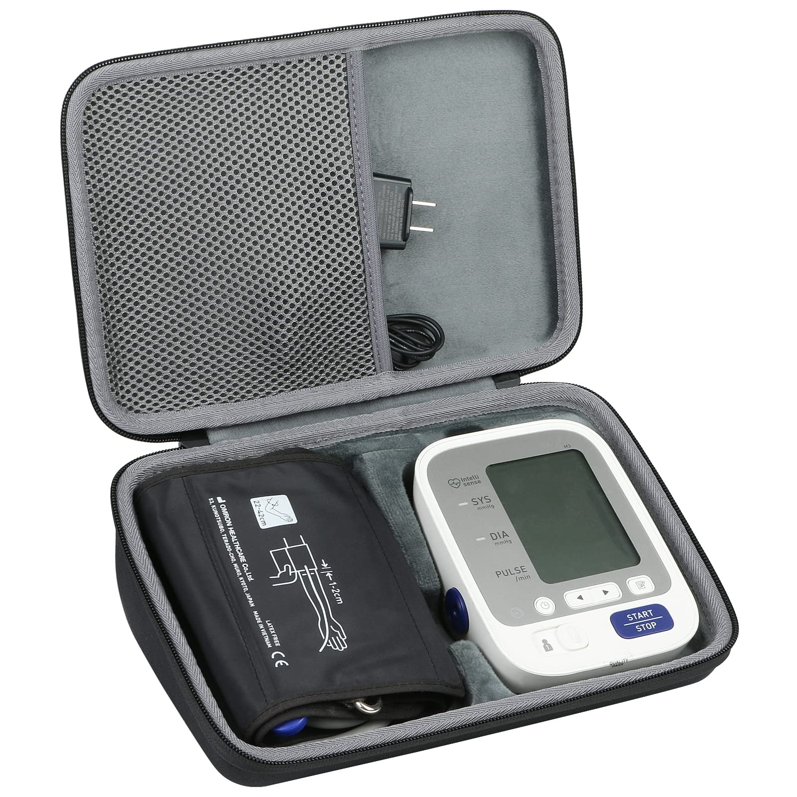 Co2Crea Hard Case For Omron Bronze Blood Pressure Monitor Bp5100 / 5 Series