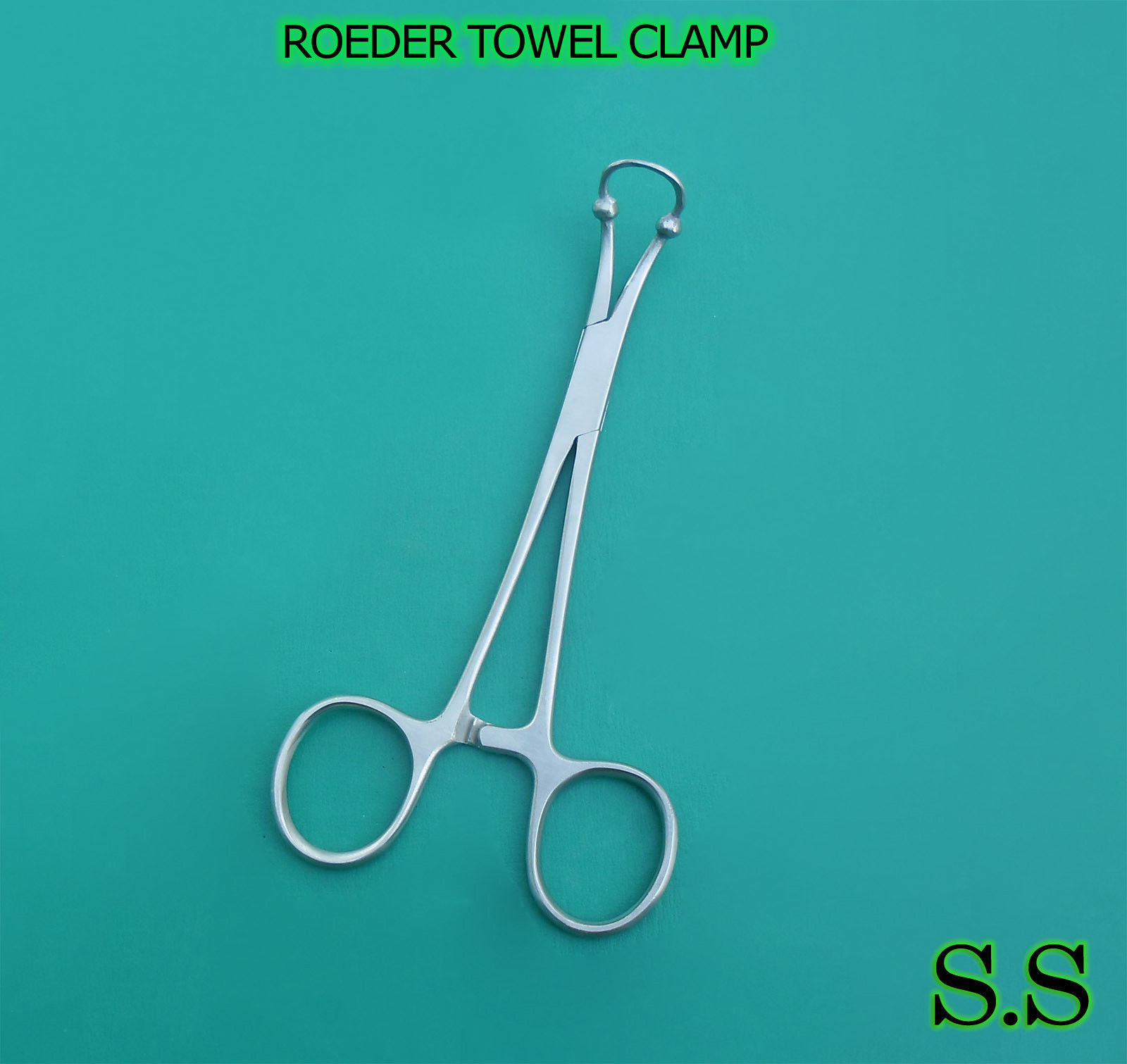 3 ROEDER Towel Clamp Forceps 6″ Surgical Instruments