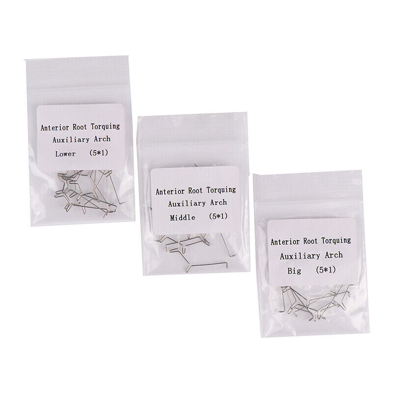 Dental Orthodontic Anterior Root Torquing Auxiliary Arch Torque Spring 5 Pcs/kit