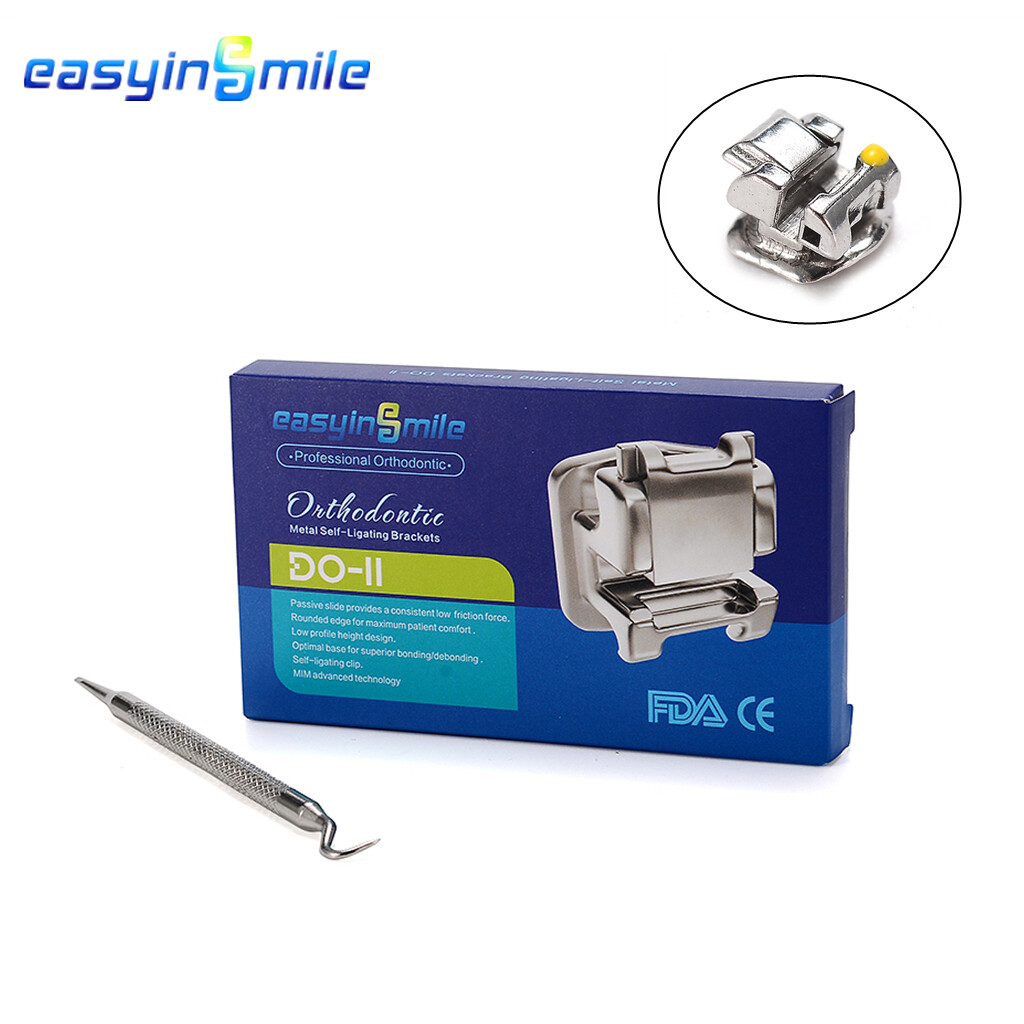 Dental Orthodontic Brackets Passive Self-ligating MINI Metal Braces ROTH/MBT 022