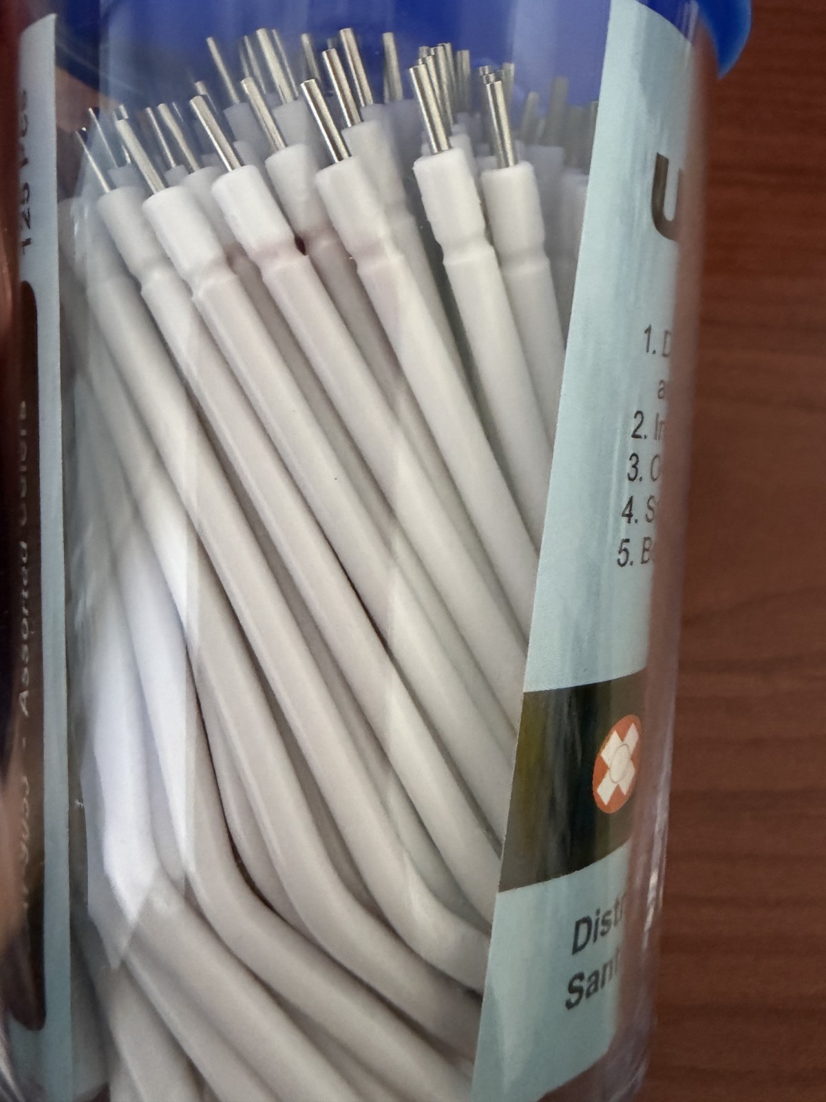 UNIPACK Disposable Air Water SyringeTips – WHITE W/METAL TIP – 250PCS/2