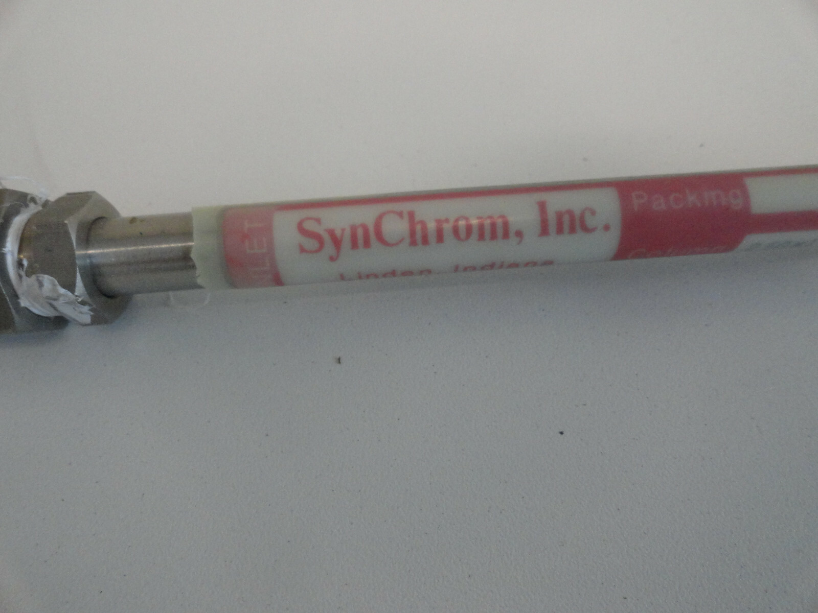 SYNCHROM, INC. SYNCHROPAK 60902 250×10.0 I.D. HPLC COLUMN