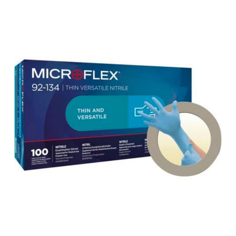 Disposable Nitrile Gloves Black or Blue Large Medium Small 100 or 1000