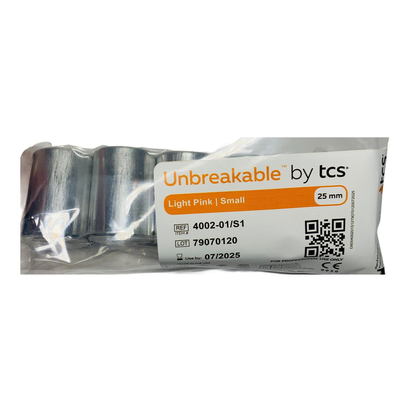 TCS Unbreakable – Dental Thermoplastic Nylon Resin – Light Pink – All Sizes