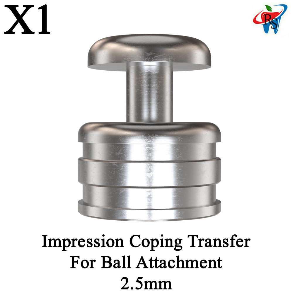 1pcs Dental Impression Coping Transfer For Ball Attach ment Lab Prosthetic