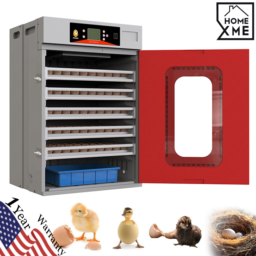 400 Egg Incubator Digital Hatcher w/ Automatic Temperature & Humidity Control