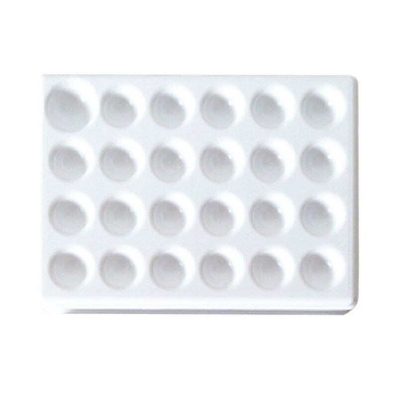 Dental Lab Porcelain Glaze Ceramic 24 Pits Material Watering Wet Tray Plate Tool
