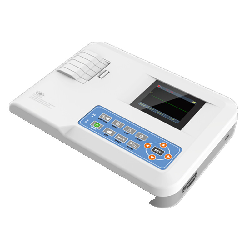 Medical 1-Channel 12-Lead Digital EKG Machine –Electrocardiograph + Carrying Bag