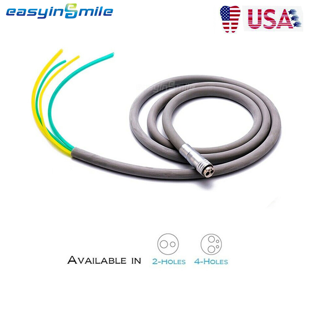 Easyinsmile Dental Handpiece Silicone Tubing Hose for Air Turbine Handpiece 2/4
