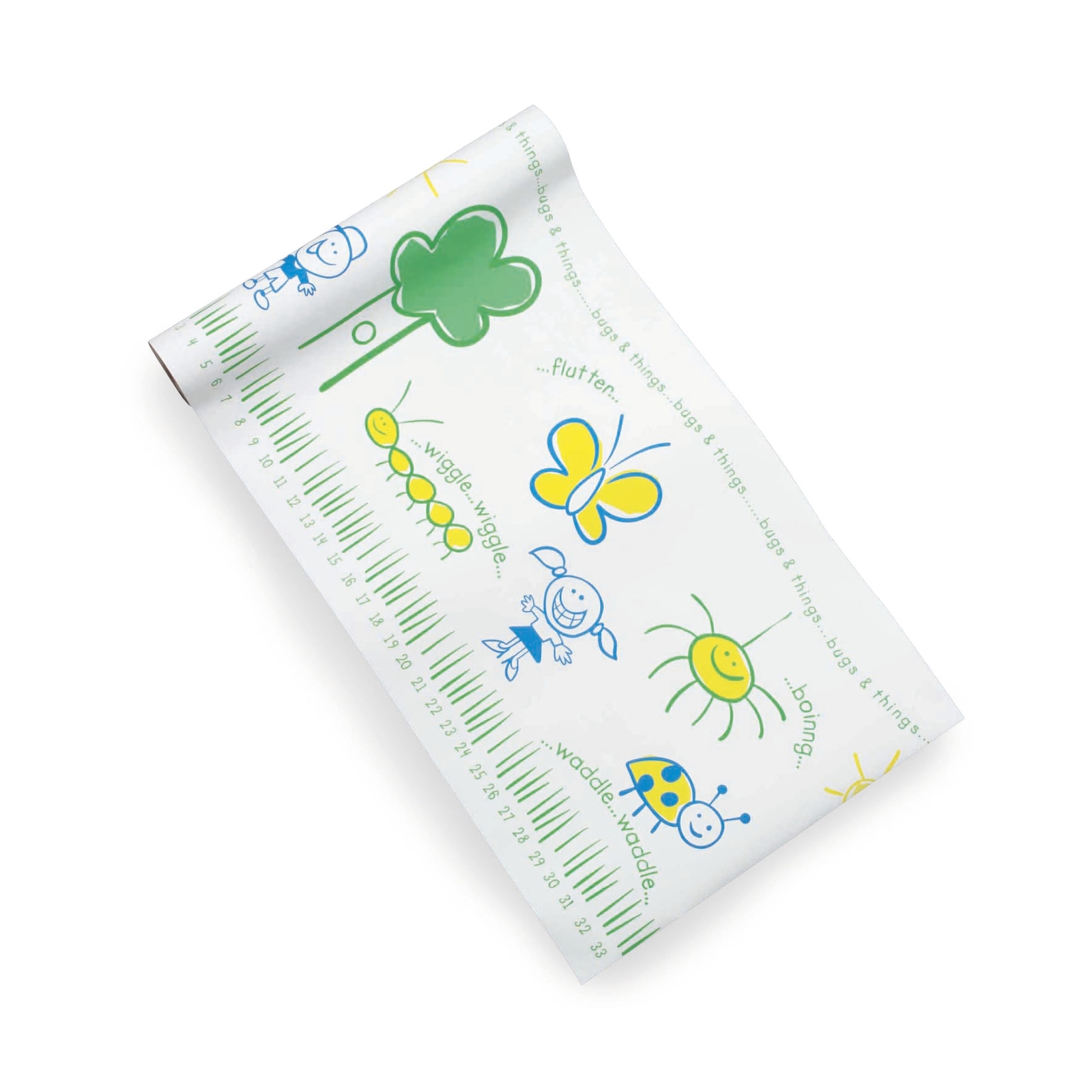 McKesson Table Paper Bugs and Things Smooth 18” W x 225′ L Pediatric 6 Rolls
