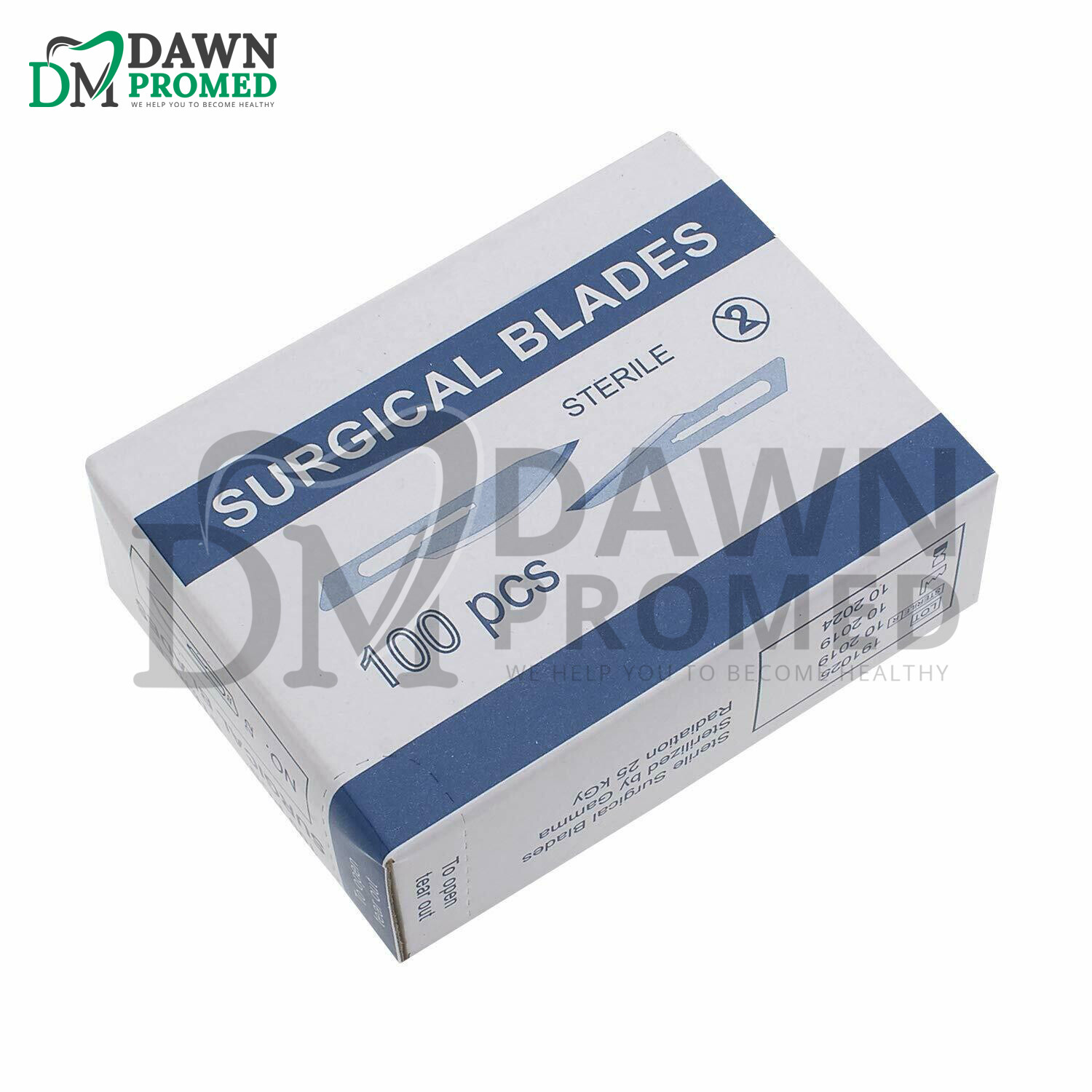 100 Sterile Surgical Blades #11 W/FREE Scalpel Handle #3 Medical ENT German Gr
